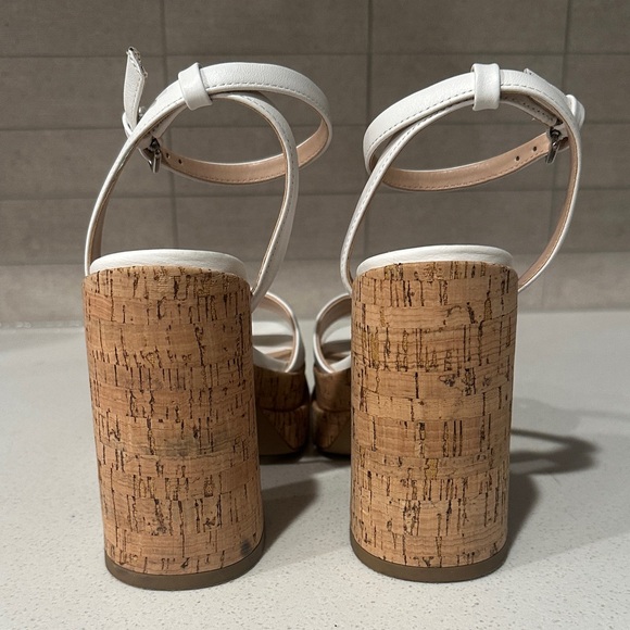 Steve Madden Chunky White Platform Sandals - Picture 4 of 11